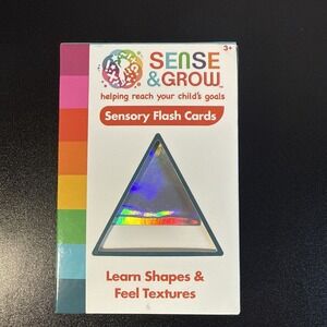 Sense & Grow Sensory Flash‎ Cards Shapes/textures & sight words